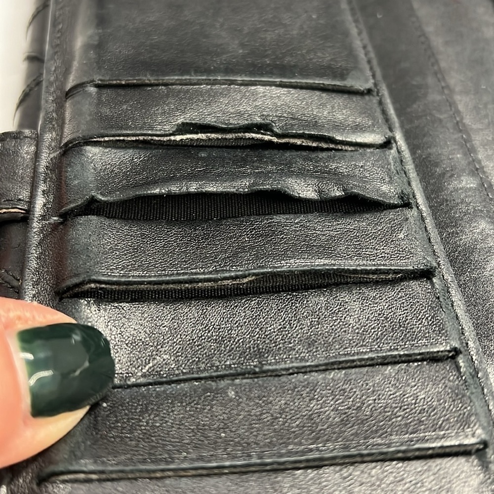 Chanel Black Quilted Lambskin Leather Clutch Long Portef Rab Gous Wallet in Box - Picture 12 of 16